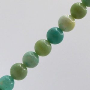 Natural Amazonite round 10mm bead - Qty: 37 pcs. - GE1925