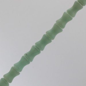 Natural Amazonite curved barrel bead 12x8mm - Qty: 33 pcs. - GE1924