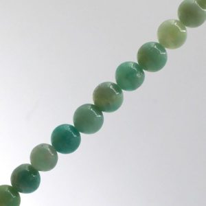 Natural Amazonite round 8mm bead - Qty: 45 pcs. - GE1926