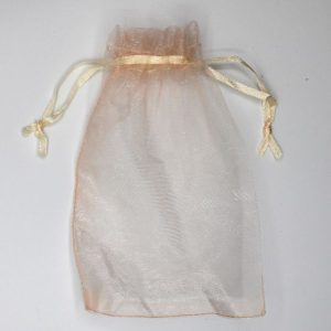 Organza bag 10cm x 15cm  - Papaya Whip - Qty: 100 pcs - OR0195