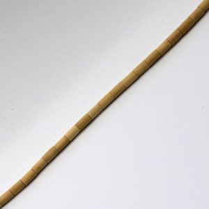 Wooden tube bead 6x4mm - Natural - Qty: 66pcs. - WB9118