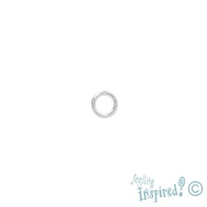925. Sterling Silver jump ring 4mm x 1mm - Qty: 10 pcs - SS0145