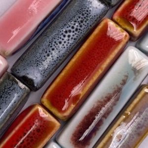 Ceramic beads and pendants