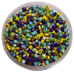 Multi colour seep glass seed bead 6/0 - Qty: 30g - EB0217