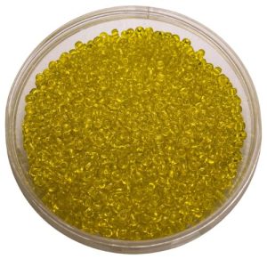 Transparent yellow glass seed bead 8/0 - Qty: 450g - EB0221
