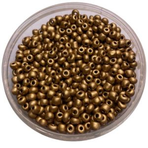 Opaque seed bead 6/0  - Gold - Qty: 450g - EB0223