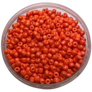 Opaque seed bead 6/0  - Coral - Qty: 450g - EB0229