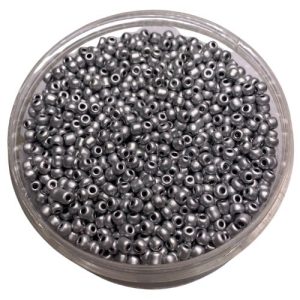 Opaque seed bead 8/0  - Silver - Qty: 450g - EB0234