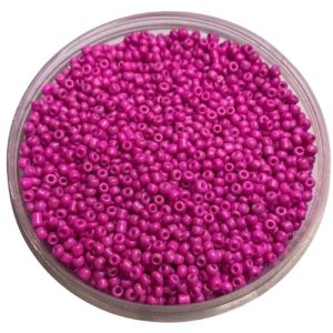 Opaque seed bead 12/0  - Hot Pink - Qty: 450g - EB0235