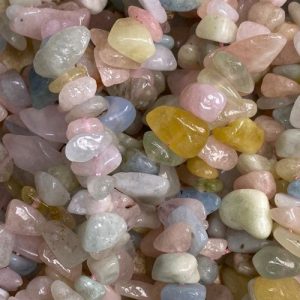 Morganite chips - Qty: 106 pcs - GE1932
