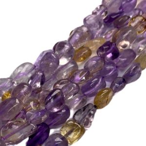 Natural Ametrine nugget beads - Qty: 44 pcs - GE1937