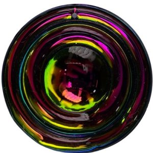 Glass and foil pendants