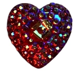 Glue-on embellishments for Christmas
