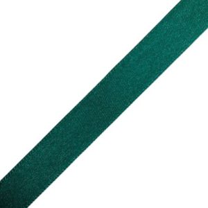 Satin ribbon dark green 12mm - Qty: 25 yards - ST0642