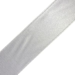 Satin ribbon white 25mm - Qty: 25 yards - ST0670