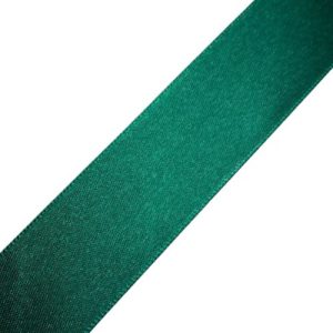 Satin ribbon dark green 25mm - Qty: 25 yards - ST0644