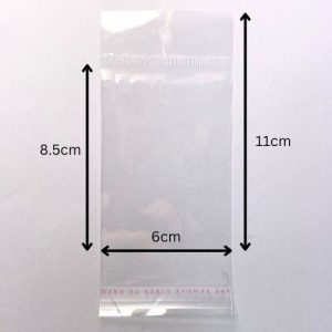 Hang cell bag 6cm x 11cm - Qty: 50 pcs - PA2052