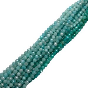 Amazonite gemstone ball bead 3mm - Qty: Approx 124 pcs - GE1963