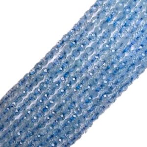 Topaz gemstone ball bead 3mm - Qty: Approx 124 pcs - GE1966