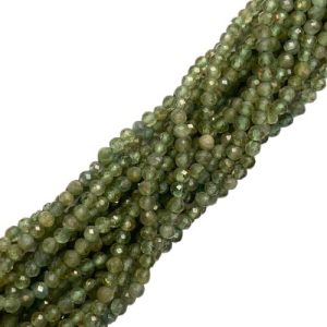 Green Apatite gemstone ball bead 3mm - Qty: Approx 124 pcs - GE1968
