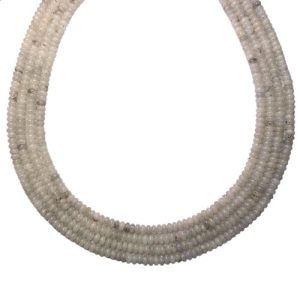Natural Labradorite rondelle gemstone bead - 4mm x 2.5mm - GE1977