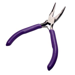 Bent nose smooth pliers - TO0107
