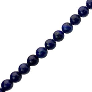 Lapis lazuli ball bead 6mm - Qty: 60 pcs. - GE1981
