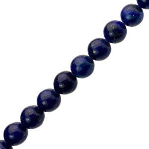 Natural Lapis ball bead 8mm - 46 pcs - GE1986