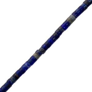 Natural Lapis disc bead - 167pcs - GE1988