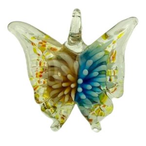 Foil glass pendants
