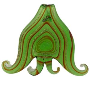 Foil glass swirl pendant - FB0805