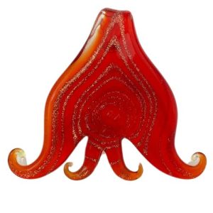 Foil glass swirl pendant - FB0806