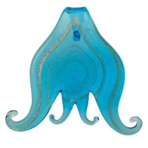 Foil glass swirl pendant - FB0807