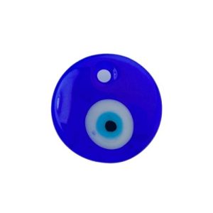 Foil glass eye pendant - FB0808