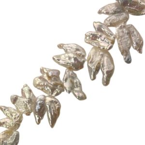 Top-drilled freshwater pearl bead - Qty: 39 pcs. - FW2002