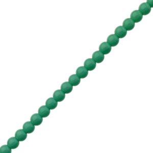 Glass ball bead 4mm - Turquoise - Qty: 98 pcs - GB9139