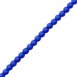 Glass ball bead 4mm - Royal Blue - Qty: 98 pcs - GB9141