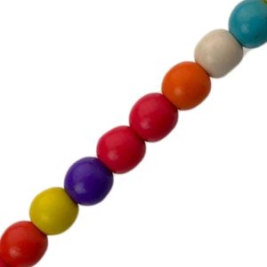 Assorted coloured stone ball beads 8mm - Qty: 50 pcs. - GE0885