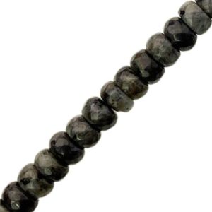 Natural Labradorite rondelle bead 8x5mm - Qty: 70pcs - GE2001