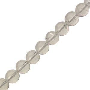 Clear Quartz ball bead 8mm - Qty: 48 pcs. - GE2011