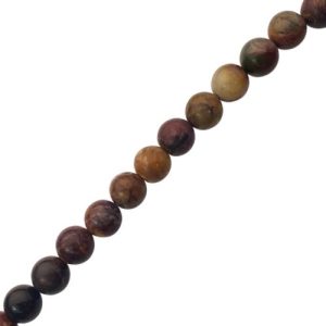 Picasso Jasper ball bead 6mm - Qty: 60 pcs. - GE2014