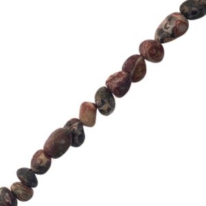 Jasper chip bead 6x4mm - Qty: 88 pcs. - GE2015
