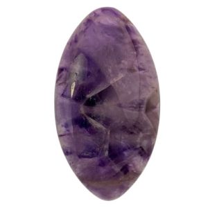 Oval Chevron Amethyst cabochon - Qty: 1 pc. - GE2018