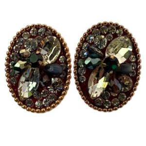 Diamante stud earring - Qty: 1 pair - GI0102