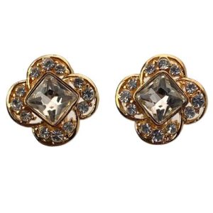 Diamante stud earring - Qty: 1 pair - GI0103