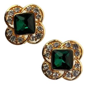 Diamante stud earring - Qty: 1 pair - GI0105