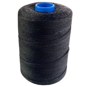 Thai waxed cotton cord BULK -Black- 1mm - Qty: 300m - ST0008