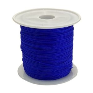 Round blue nylon cord 0.6mm - Qty: 40m - ST0009