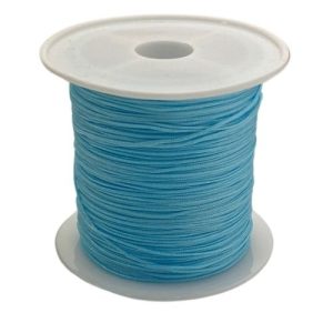 Round Teal nylon cord 0.6mm - Qty: 40m - ST0014