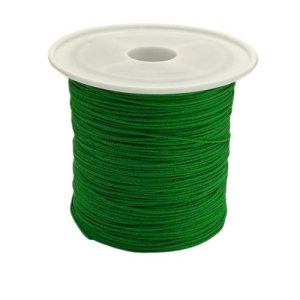 Round Green nylon cord 0.6mm - Qty: 40m - ST0015
